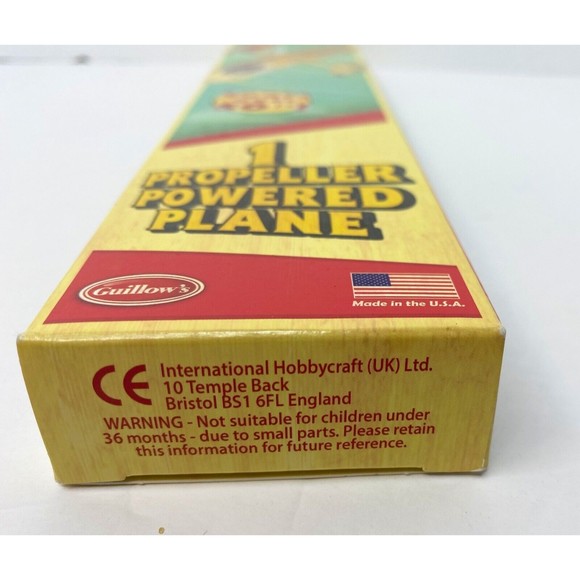 Guillow Sky Streak 1 Propeller Powered Plane, #7007.  New. - Picture 2 of 4